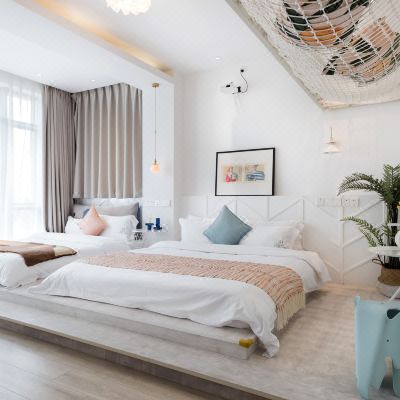 木木里-红萝童趣攀爬网家庭双床房