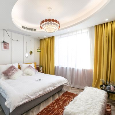 丽芸-清新舒适投影浴缸大床房