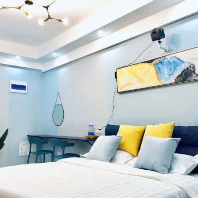 北欧ins智能投影马卡龙海洋清新蓝