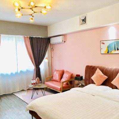 北欧ins智能投影马卡龙粉色少女心