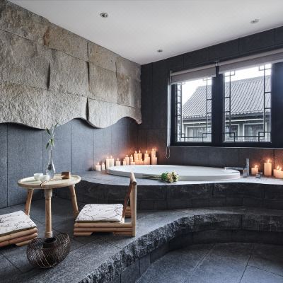 星空私汤双床房