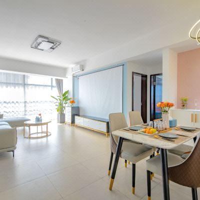 晴空两居双床投影房