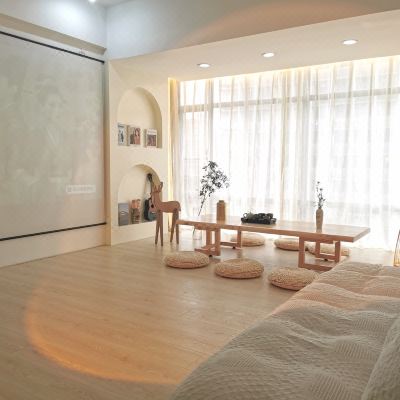 朴原两房双床麻将投影房