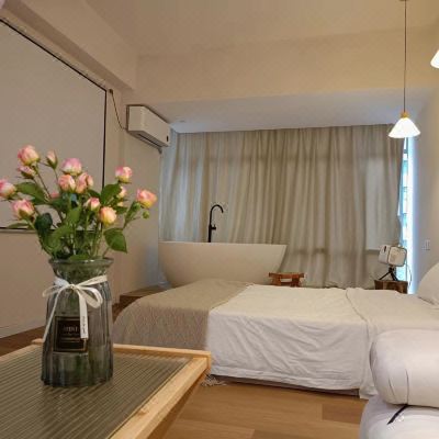 光影浴缸投影房