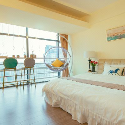 天境一居夜景投影房