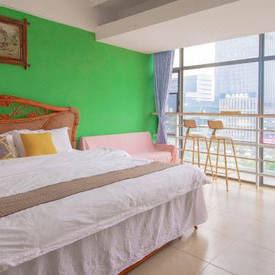 琉光一居夜景投影房