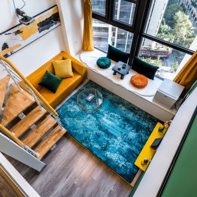 桑茶loft大床房-投影