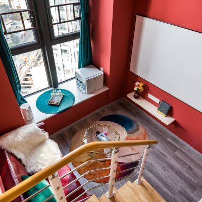 纨绮/栖霁loft双床套房-投影