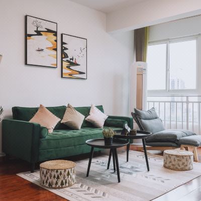 江景北欧三居麻将房