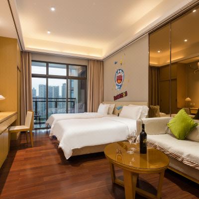 园景豪华双床房