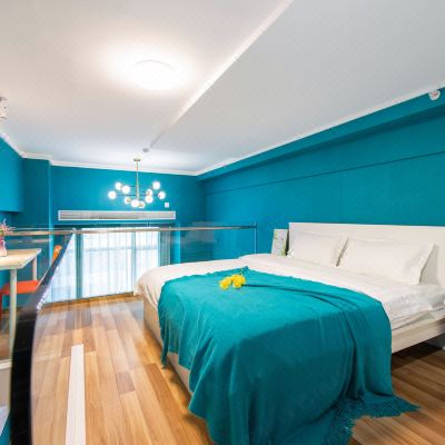 春分-loft轻奢投影大床房（冰箱+洗衣机）