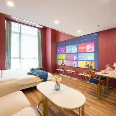 栖海-loft投影套房(远景海+冰箱+洗衣机)