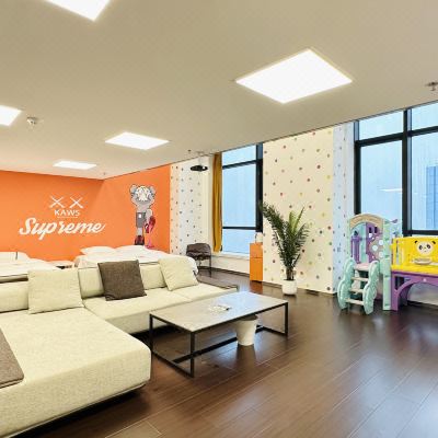 漫时光-小滑梯loft麻将投影6床套房