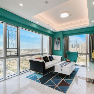 尊享景观一居套房（洗衣机+冰箱）