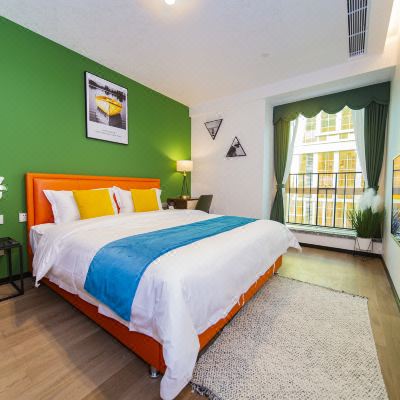 格调一室一厅大床房（洗烘一体机+冰箱）