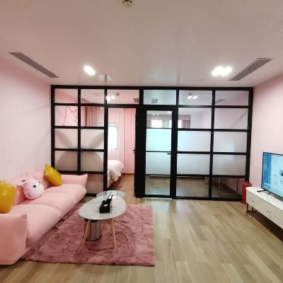 ins北欧亲子房(两室两厅+洗衣机+冰箱）