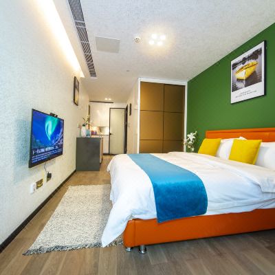 轻奢时尚大床房（洗衣机+冰箱）