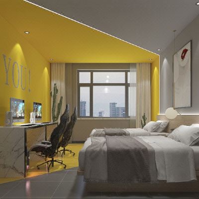 网红轻奢双人房[i7-3070-32G内存+游戏特权]-独立新风系统,冰箱