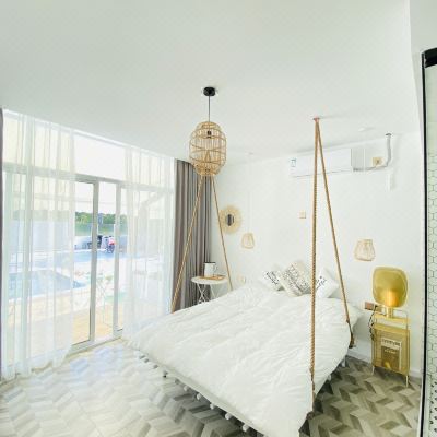 日式空蝉吊床露台大床房