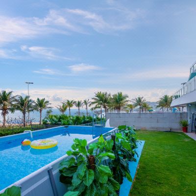 豪华海景洋房私家花园带泳池四房一厅（烧烤+KTV+轰趴聚会）