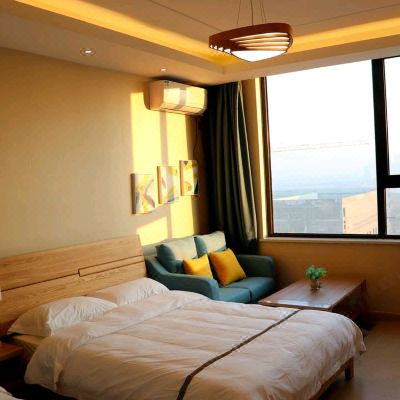 临海沙滩精致大床房-白鲸公馆