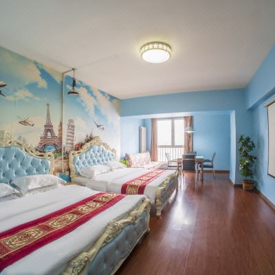 豪华影视双床房