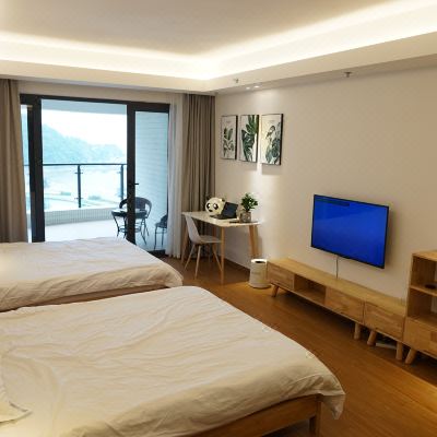 海景一室二床房