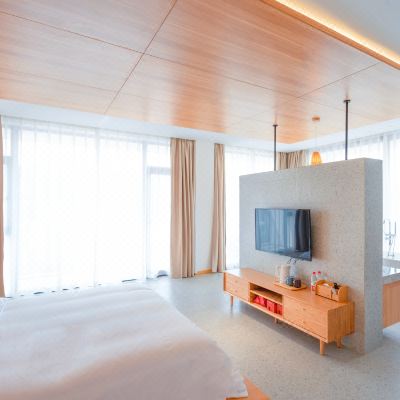 山景浴缸榻榻米地暖大床房·桑采