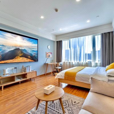 北欧投影大床房