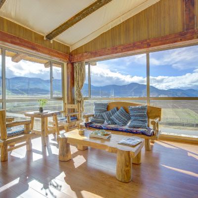 依拉草原·石卡雪山·180°观景大床房