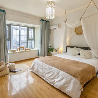 星空 清新巨幕投影大床房