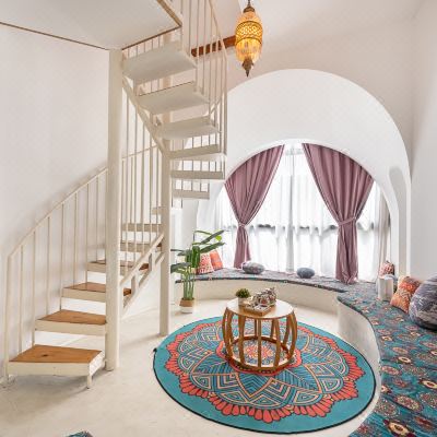 画沙LOFT复式巨蛋套房