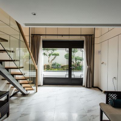 潮式园景庭院套房