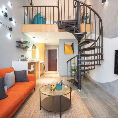 灰蓝畅享LOFT工业元素大床房