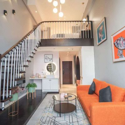 现代LOFT简约双床房