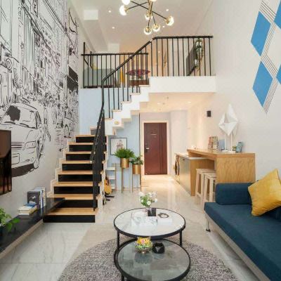 清风小筑LOFT北欧大床房