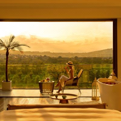 觅爱·无敌观景温泉私汤奢华大床房