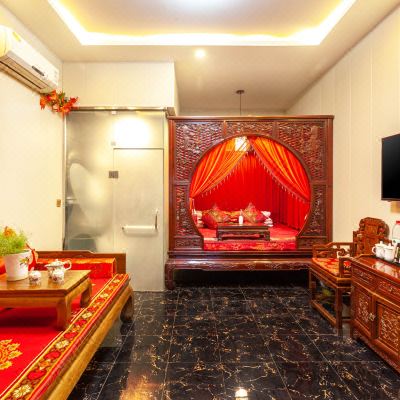 龙凤呈祥特色龙凤大床房