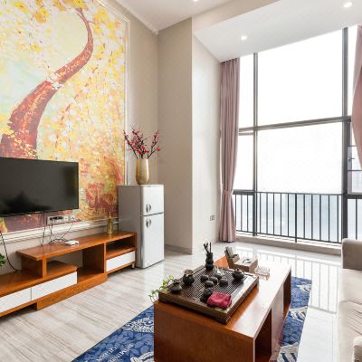 复式情侣大床房(冰箱+洗衣机）