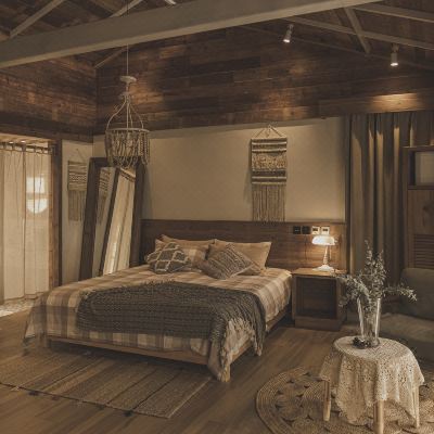 庭院独立木屋房