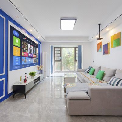 醉月.巨幕投影3室2厅2卫麻将套房（洗衣机+冰箱+厨房）