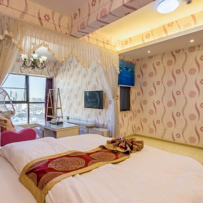 豪华圆床空调房