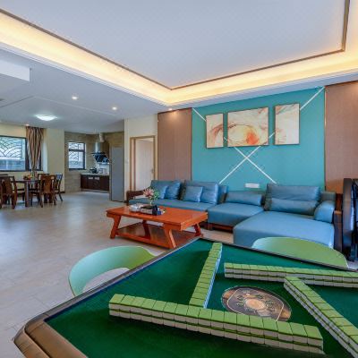 蓝海时隧·4房7床花园别墅（泳池+KTV+麻将+碳烤炉）