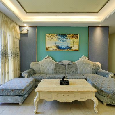 梦影多芬主题5房9床花园别墅（KTV+碳烧炉+麻将+厨房）