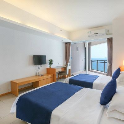 正面海景双床（带浴缸）