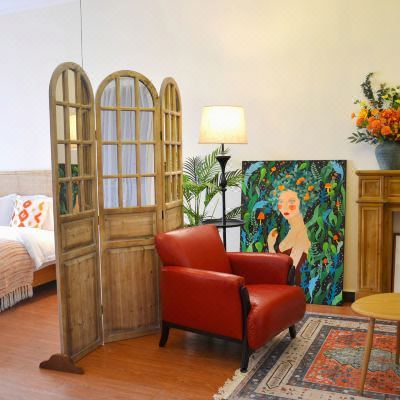 三里春风阳台大床房