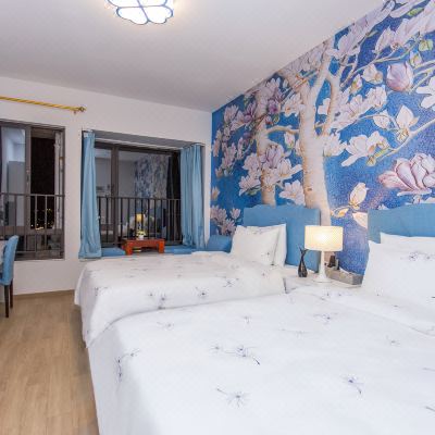 桦林冬雪双床房