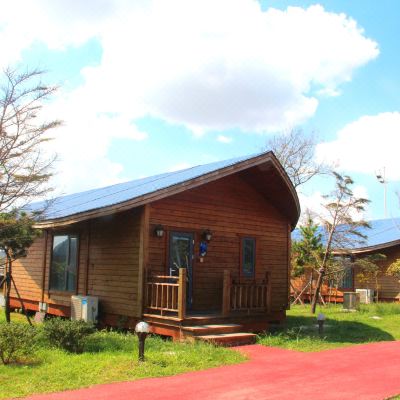 沿河树叶家庭别墅