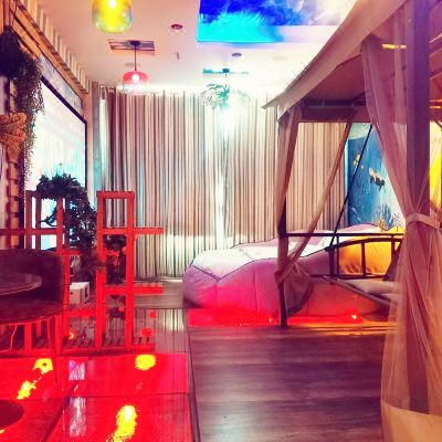 海洋影院电动床主题房（120寸幕布）