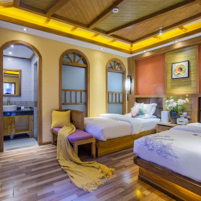 大水车·花园双床房